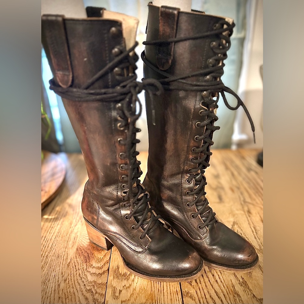 Freebird by Steven Brown Lace Up Boots